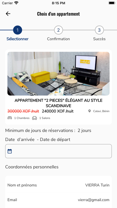 Benin Apparts Screenshot