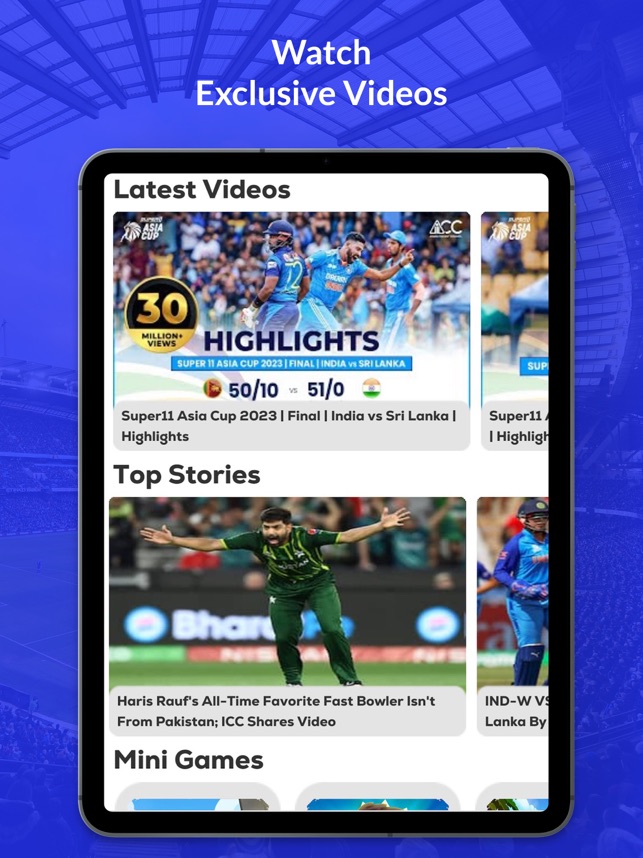 Live cricket discount streaming iphone ipad