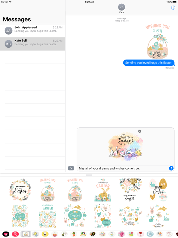 Screenshot #5 pour Hand Drawn Easter Day Stickers