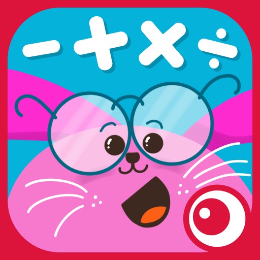 Math learning games for kids . icon