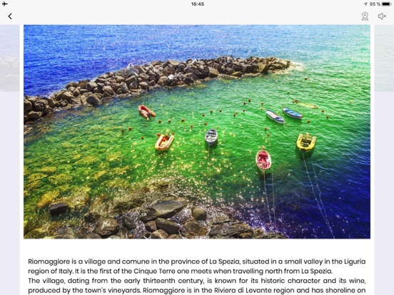 Cinque Terre Travel Guide iPad screenshot 4 - Navigation app