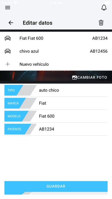 Washer app Screenshot