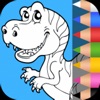 Dino Colouring Pages by Kideo