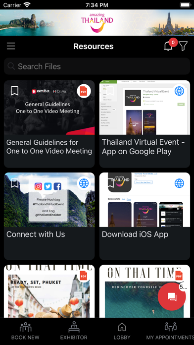 Thailand Virtual Event Screenshot