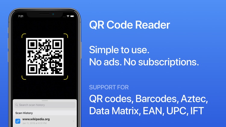 QR Code Reader for iPhone/iPad