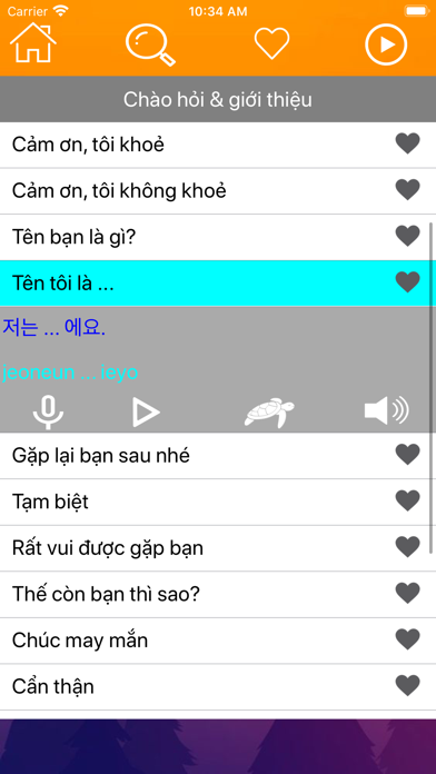 Học Tiếng Hàn Giao Tiếp Topik Screenshot