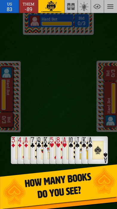 Spades Trickster Game Jogatina Screenshot