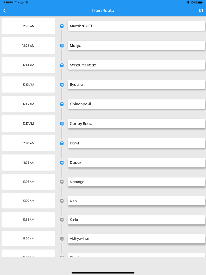 Mumbai Local Train and Bus Route