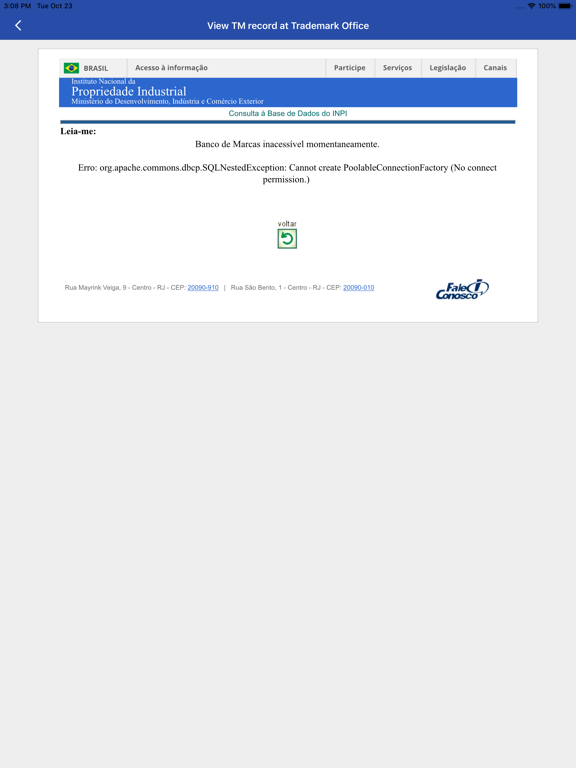 Brazil Trademark Search Tool screenshot 4