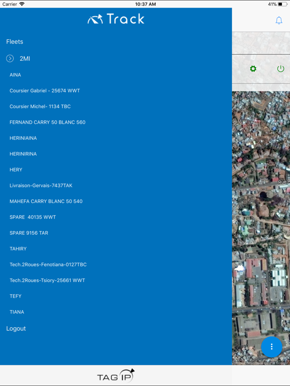 Track (Tag-IP) iPad screenshot