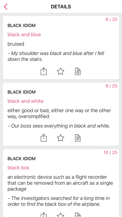 Color - Medical idioms Screenshot