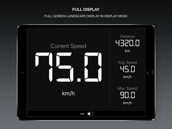 Smart GPS Speedometer iPad app afbeelding 4