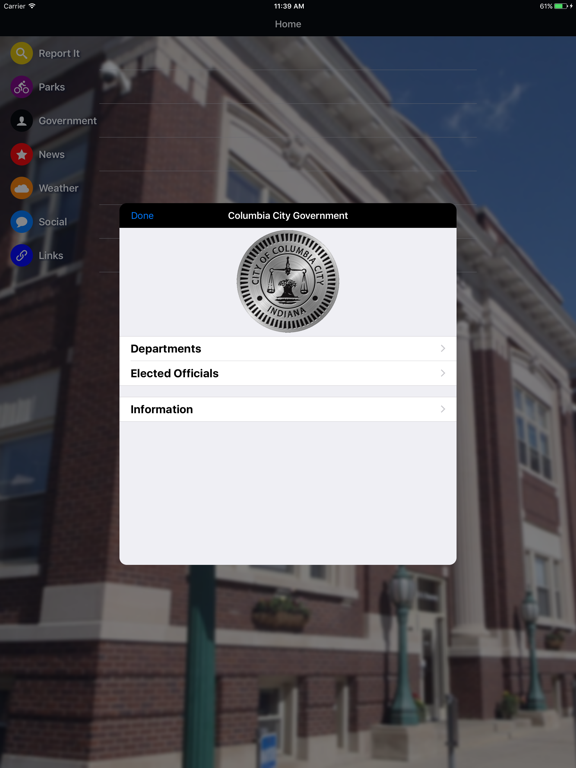 My Columbia City iPad screenshot 4 - Reference app