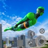 Super flying hero: Crime city icon