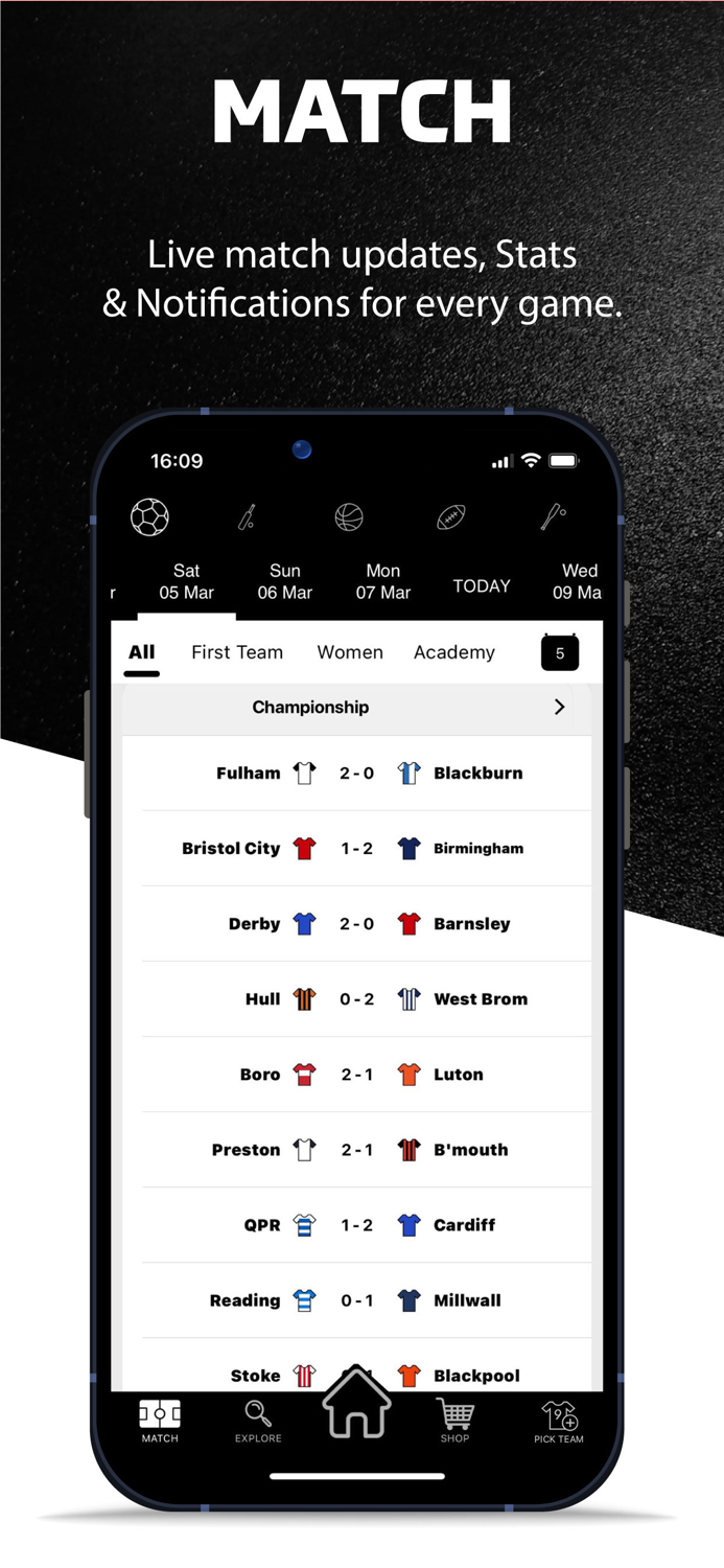 COYWhites - Live Scores and News
