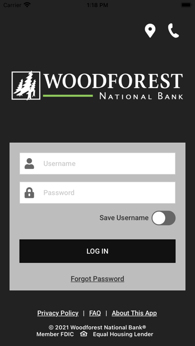 Woodforest Mobile Banking Screenshot