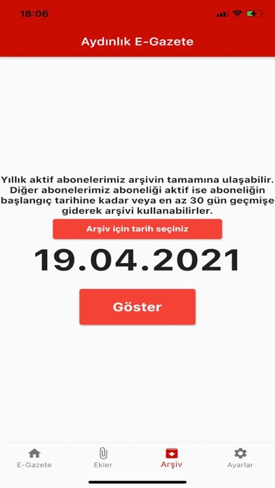 Aydınlık E-Gazete Screenshot