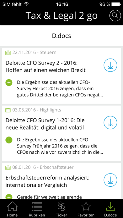 Deloitte Tax-News screenshot