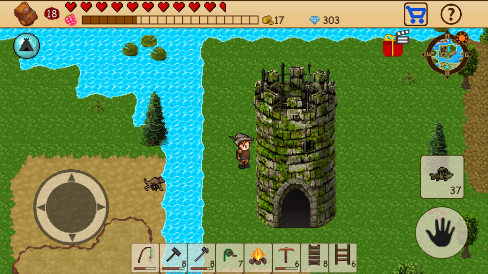 #2. Survival RPG: Open World Pixel (iOS) Bởi: Bew Games inc.
