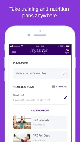 Game screenshot Michelle Roots Fitness App hack