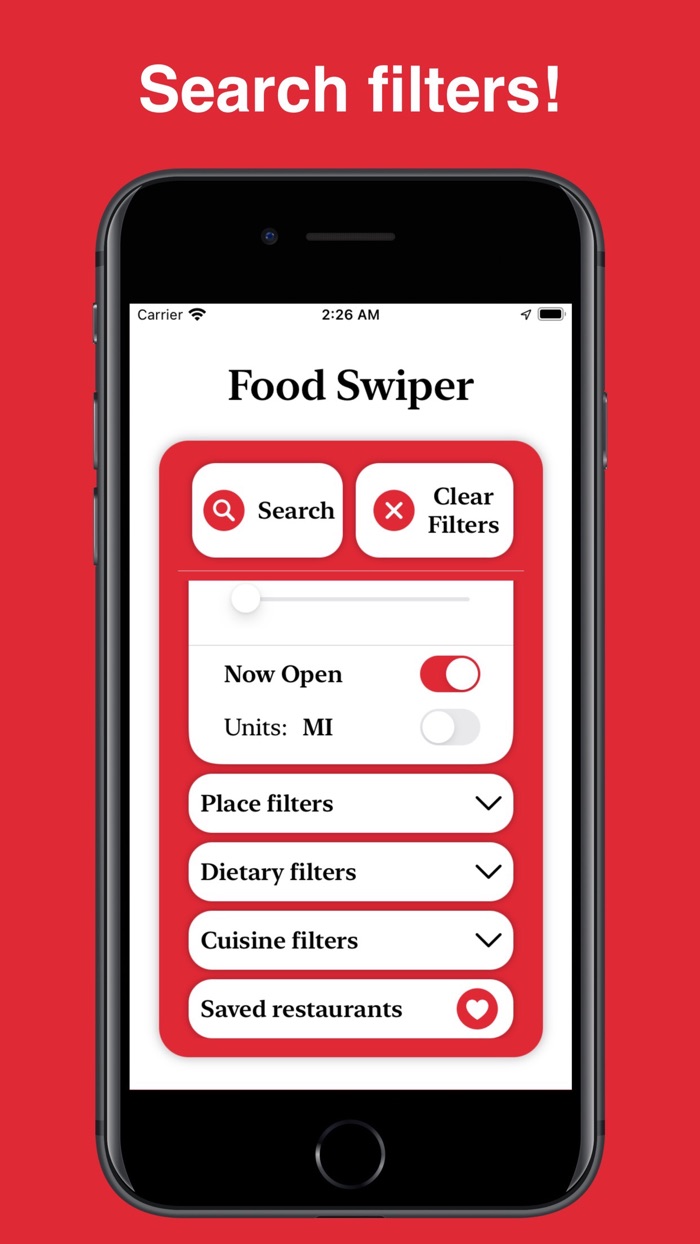 Food Swiper - Find food