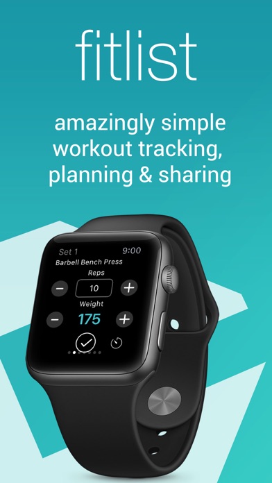 Fitlist Workout Log & Planner Screenshot