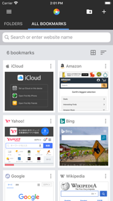 VisiMarks: Bookmark Manager screenshot