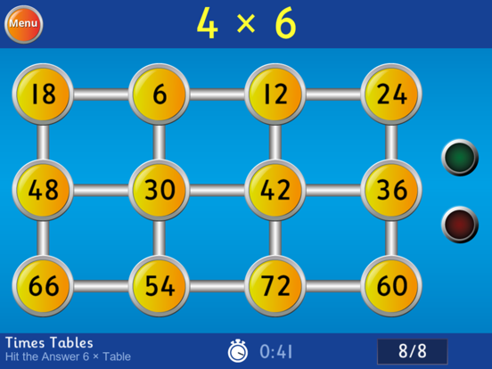 Hit the Button Maths iPad app afbeelding 1
