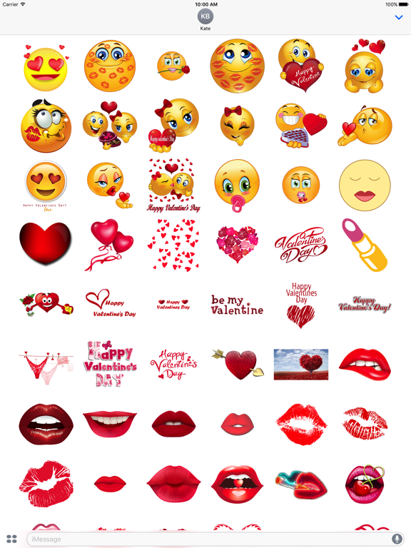 Screenshot #5 pour Animated Valentine's Stickers