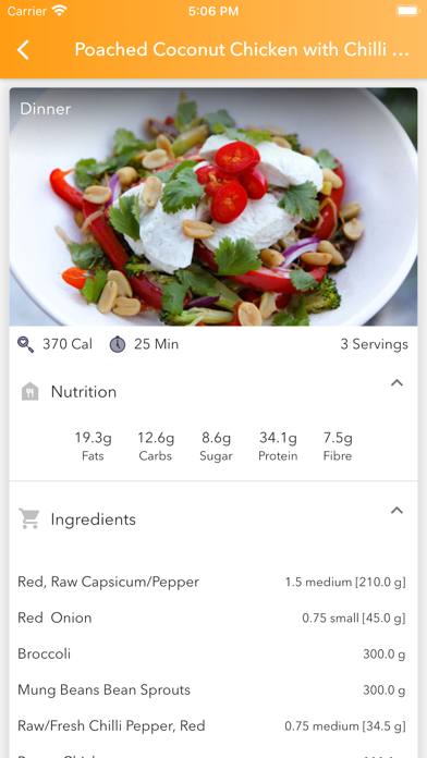 My Meal Plans Screenshot
