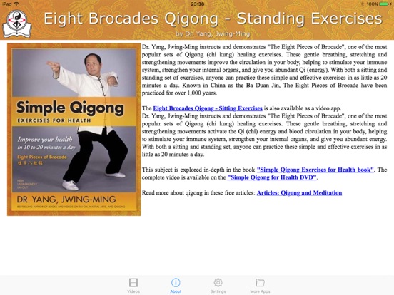 Eight Brocades Qigong Standing iPad screenshot 5 - Health & Fitness app