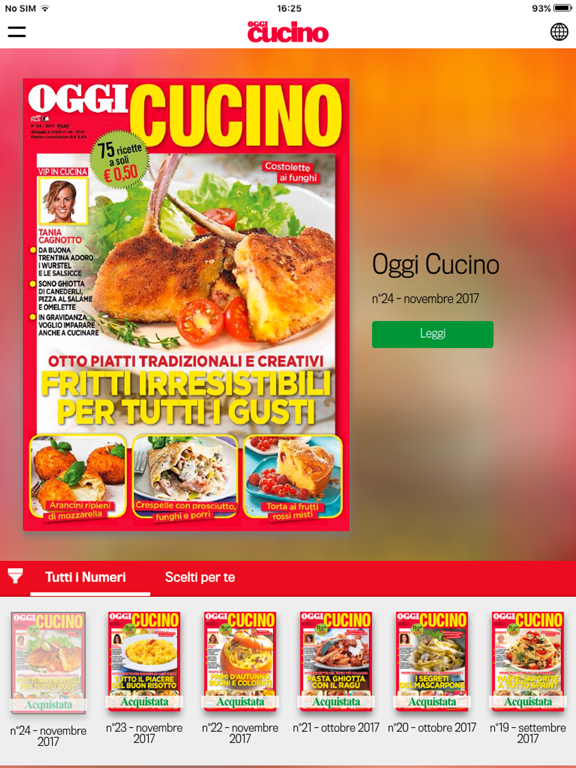Screenshot #4 pour Oggi Cucino - Digital Edition