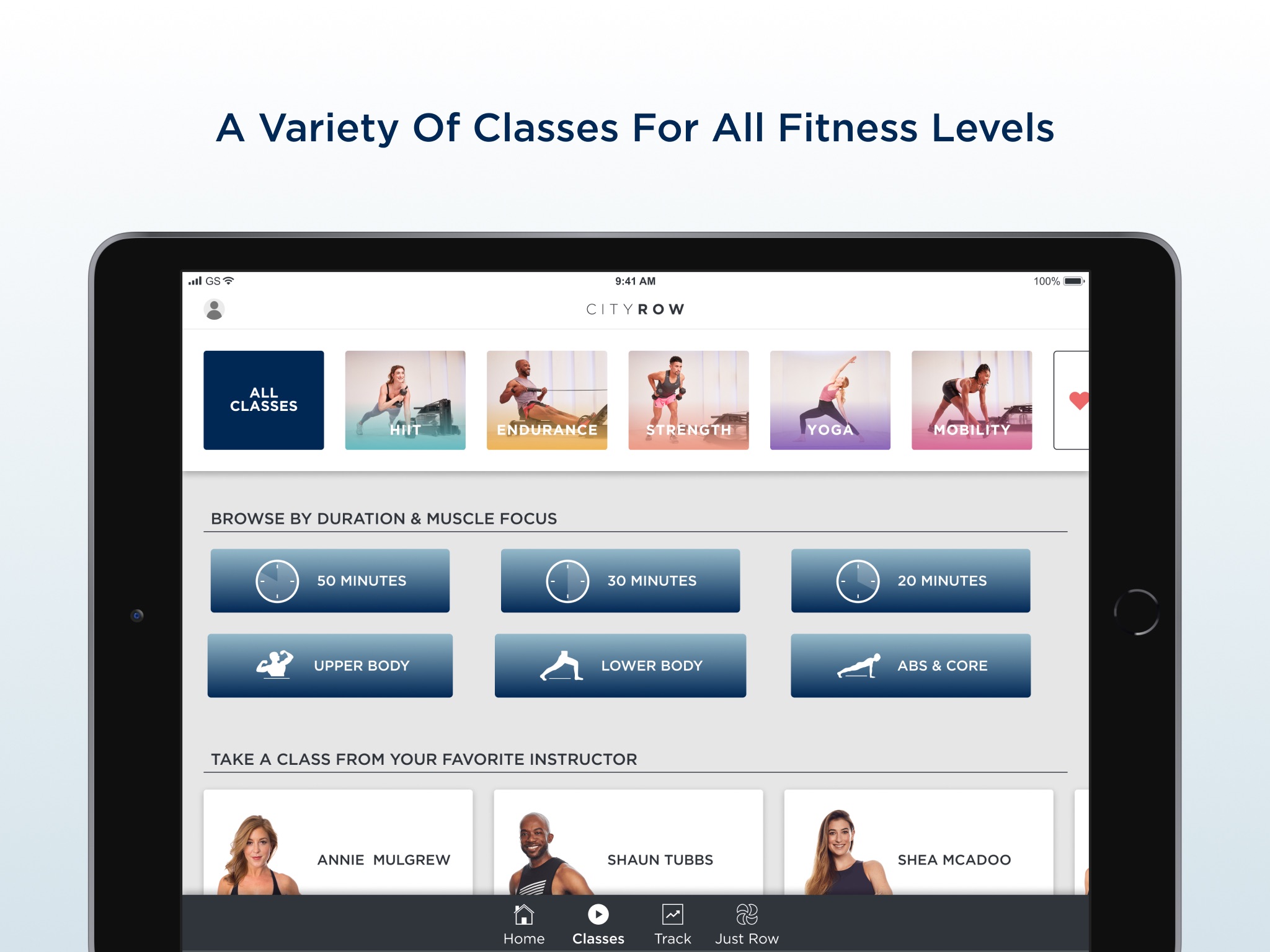 CITYROW: at home fitness screenshot 2