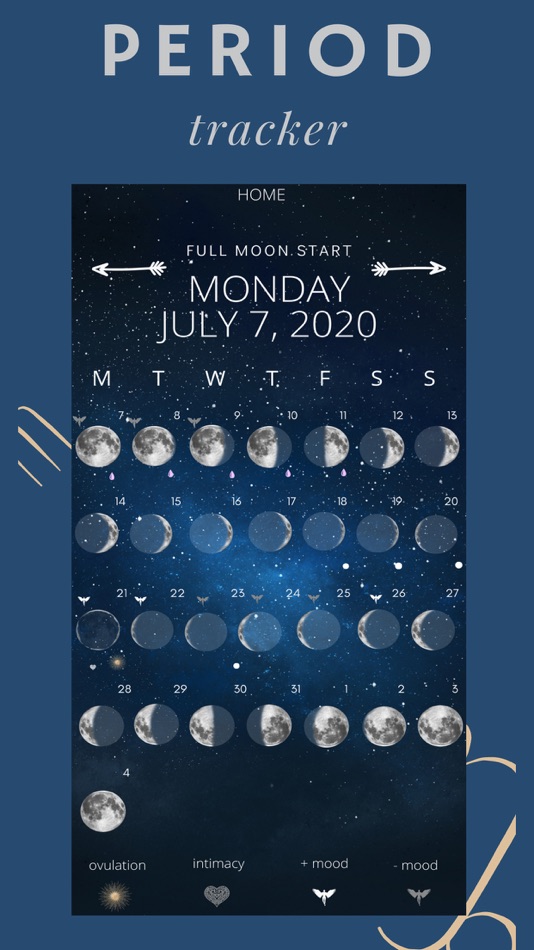 #2. Full Moon Calendar App (iOS) 由: Danielle Eastlake
