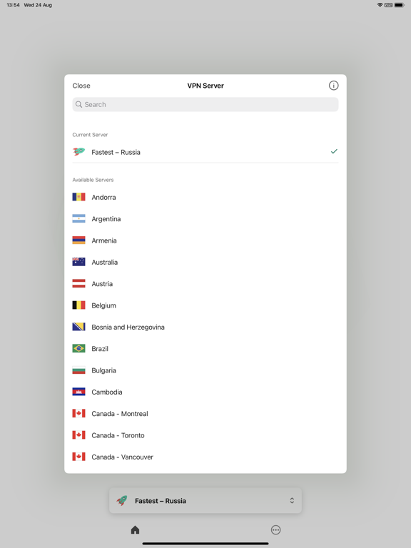 App screenshot