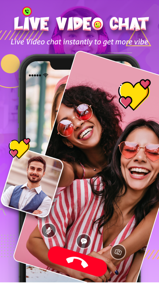 #2. Sweety - Live Video Call (iOS) Av: M SQUARE