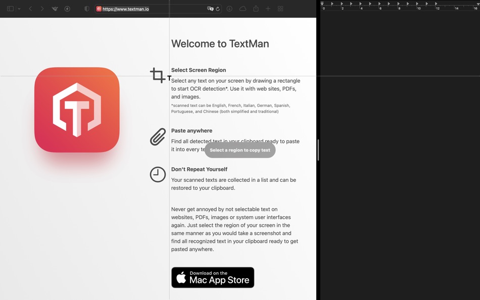 #3. TextMan – OCR text detection (macOS) 来自: KF Interactive GmbH