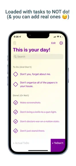 Game screenshot ToDon’t mod apk