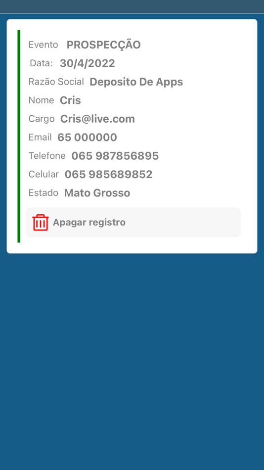 #9. Gestão de Leads (iOS) Podle: Liberali Serviços Empresariais LTDA