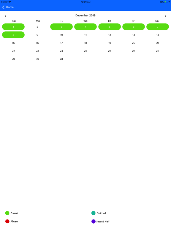 App screenshot