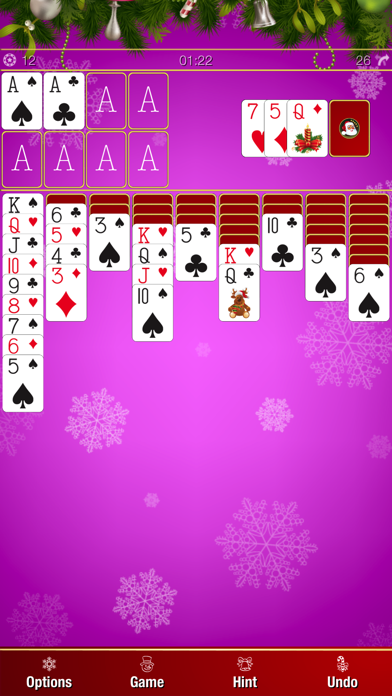 Screenshot #3 pour A Christmas Solitaire x2