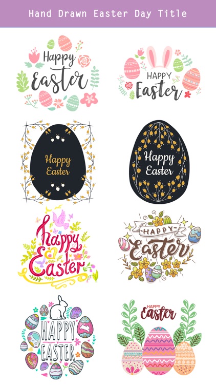 Hand Drawn Easter Day Stickers screenshot-4