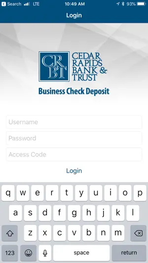 Cedar Rapids -Business Deposit screenshot 1
