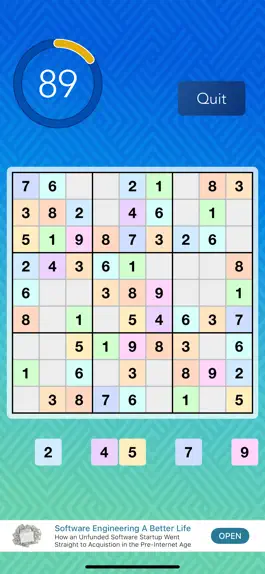 Game screenshot Brain Monitor: Sudoku apk