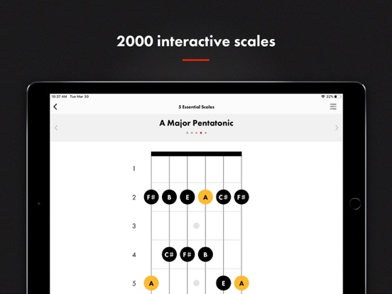 Fender Tune: Guitar Tuner App iPad app afbeelding 5