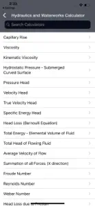 Civil Engineering Calculators screenshot #8 for iPhone