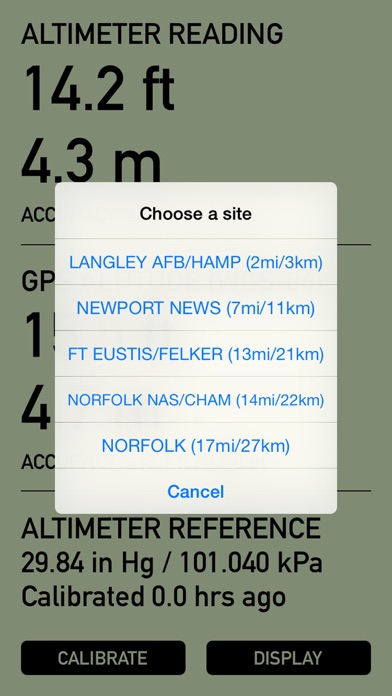 Pro Altimeter - Barometric+GPS Screenshot