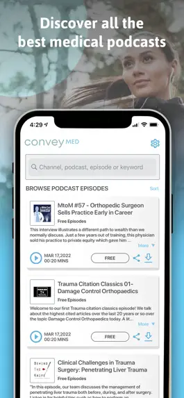 Game screenshot ConveyMED Podcast App mod apk