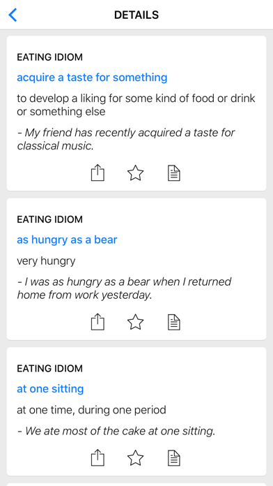 Animal & Food idioms Screenshot