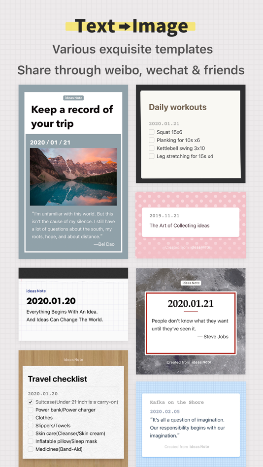 #5. iNote - ideas Note & Notebook (iOS) 由: iDaily Corp.